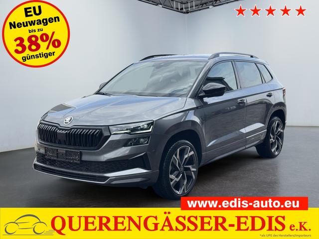 Skoda Karoq - Sportline 1,5 TSI DSG 2ZKlimaautomatik Canton Anh&auml;ngerkupplung Totewinkel Assistent 2 x Einparkhilfe Kamera 19 Zoll Felgen adaptiver Tempomat 5J Garantie