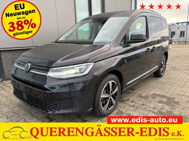 Volkswagen Caddy - Style 1.5 TSI 115PS DSG/AUTOMATIK, Deep-Black, 17" Alu/Ganzjahresreifen, Winterpaket, ACC-Tempomat, Toter-Winkel, ParkAssist, Parksensoren vo/hi, Rückfahrkamera, Radio Ready2Discover 10" + Wireless AppConnect, Climatronic, Abgedunkelte Scheiben, M-Lederlenkrad