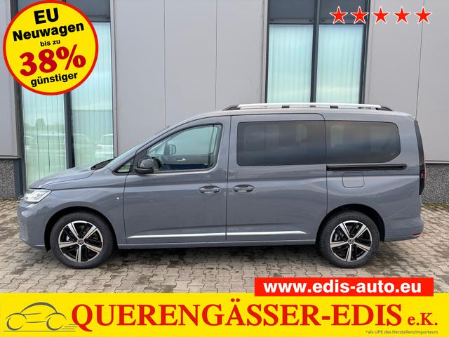 Volkswagen Caddy - Style MAXI 7-SITZER 1.5 TSI 115PS DSG/AUTOMATIK, PURE-GREY, 17" Alu/Ganzjahresreifen, Winterpaket, ACC-Tempomat, Toter-Winkel, ParkAssist, Parksensoren vo/hi, Rückfahrkamera, Radio Ready2Discover 10" + Wireless AppConnect, Climatronic, Abgedunkelte Scheiben