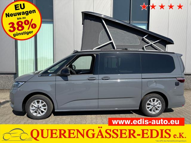 Volkswagen T7 California - Ocean 2.0 TDI 150PS DSG, 16" Alu, ELEKTRISCHES Aufstelldach, Privacy-Glas, Climatronic, KÜCHE, Standheizung + FB, Sitzheizung, Park Assist, Parksensoren v/h, Kamera, IQ Light LED-MATRIX, Markise, Side ACC, Ganzjahresreifen, Radio 10" App-Connect