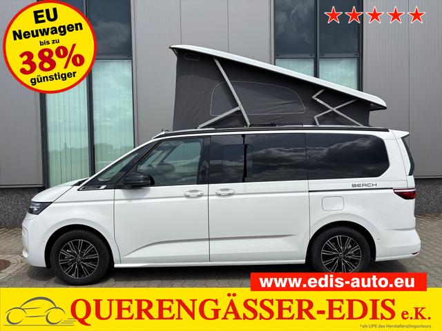 Volkswagen T7 California - Beach Tour 2.0 TDI 150PS DSG, 5 Sitzer + 4 Schlafplätze, 17" ALU, Ganzjahresreifen, Standheizung, AHK, ELEKTR. DACH, Sitzheizung, Alarm, NAVI DISCOVER, Climatronic, Markise, Park Assist/Parksensoren/Kamera, ACC, Side Assist, Privacy-Glas, Schiebetüren, ACC