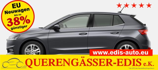 Skoda Fabia - Sondermodell 130 Jahre PREMIUM 1.0 TSI 95PS, Grau-Metallic, 16" ALU, SunSet, Parksensoren vo/hi, Kamera, Kessy, Alarm, Toter-Winkel, Virtual Cockpit 10", LED-Scheinwerfer, M-Lederlenkrad beheizt, NSW Sitzheizung, Tempomat, Climatronic, Infotainment 8"+Smartlink