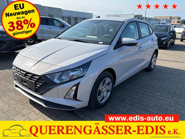 Hyundai i20 - Comfort 1.2i 79PS, LUMEN-GRAY-Metallic, 5 Jahre Garantie, NAVIGATION 10,25", Klima, Parksensoren hinten, Rückfahrkamera, Alarm, Lederlenkrad, Tempomat, Armlehne vorne, Reserverad, 4x elektr. Fensterheber, Fernlicht-Assistent