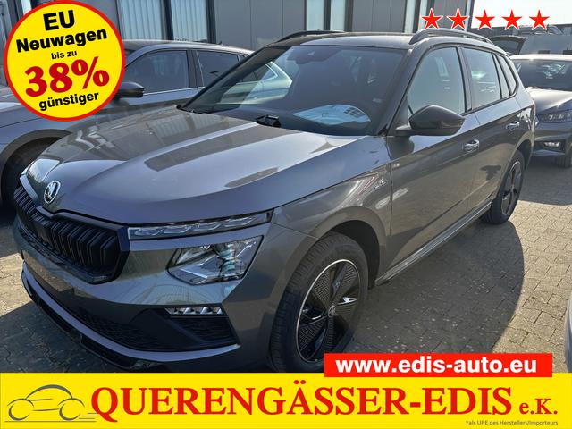 Skoda Kamiq - Monte Carlo 1.5 TSI 150PS DSG/AUTOMATIK, GRAPHITE-GRAU METALLIC, Panoramadach, 17"Alu, Matrix-LED, Parksensoren v/h, Kamera, Tempomat, Virtual Cockpit, Kessy, Winter-Paket, Climatronic, Radio 8", SmartLink, Color Concept, NSW, Dachreling, Sport-M-Lederlenkrad beheizt