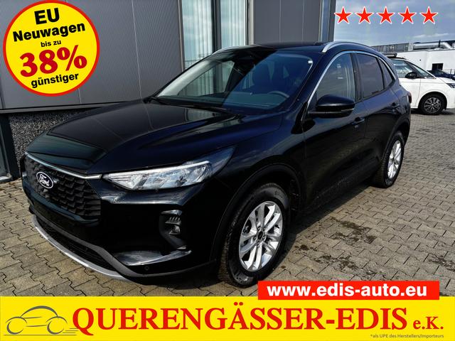 Ford Kuga - Titanium 1.5 EcoBoost 186PS AUTOMATIK, Schwarz-Metallic, Winter-Paket, 5 Jahre Garantie, 17" Alu + Allwetterreifen, Navigation 13"-Display, Parksensoren vorne/hinten, Rückfahrkamera, Climatronic, Privacy-Glas, Key-Free-System, Tempomat, LED-Scheinwerfer