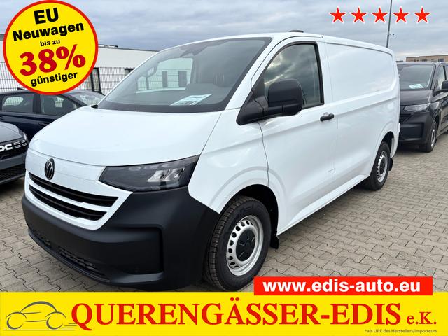 Volkswagen T7 Kastenwagen - Basis 2.0 TDI 150PS AUTOMATIK, Clear-White, HECKFLÜGELTÜREN, 2-Zonen-Klimautomatik, M-Lederlenkrad, Anhängerkupplung, Parksensoren vorn/hinten, Rückfahrkamera, Frontscheibe beheizbar, Ganzjahresreifen, Sitzpaket 46 (inkl. Sitzheizung), Reserverad, 70 Liter