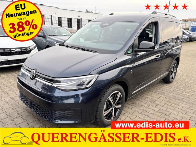 Volkswagen Caddy - Style 1.5 TSI 115PS DSG/AUTOMATIK, Blue-Metallic, 17" Alu/Ganzjahresreifen, Winterpaket, ACC-Tempomat, Toter-Winkel, ParkAssist, Parksensoren vo/hi, Rückfahrkamera, Radio Ready2Discover 10" + Wireless AppConnect, Climatronic, Abgedunkelte Scheiben, M-Lederlenk