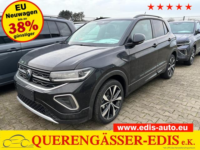 Volkswagen T-Cross - R-Line Limited 1.0 TSI 115PS DSG, 5 JAHRE GARANTIE, CLIMATRONIC, SITZHEIZUNG, Schwarz-Metallic, 18" Alu, MATRIX-LED, Adaptiver Tempomat ACC, Parksensoren, Rückfahrkamera, Keyless, Abgedunkelte Scheiben, Radio "Ready2Discover" + App-Connect, M-Lederlenkrad, Side Assist