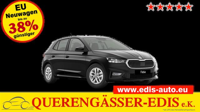 Skoda Fabia - Extra Plus 1.0 TSI 116PS DSG (AUTOMATIK), 5J Garantie, BLACK-MAGIC METALLIC, CLIMATRONIC, BEHEIZTE FRONTSCHEIBE, SITZHEIZUNG, M-Lederlenkrad BEHEIZT, 15" ALU, Parksensoren hinten, R&uuml;ckfahrkamera, Infotainment 8", Virtual Cockpit, Tempomat, NSW, Wireless SmartLink
