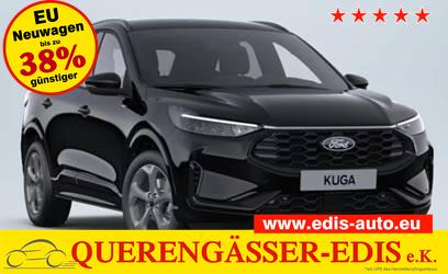 Ford Kuga - ST-Line 2.5 Duratec Hybrid FHEV 180PS CVT (AUTOMATIK), 5J Garantie, Schwarz-Met, LED-MATRIX-LICHT, WINTER-PAKET, ADAPTIVER TEMPOMAT, 18" Alu, Navigation 13", Parksensoren vorne/hinten, 360&deg;-KAMERA, Climatronic, Privacy-Glas, Key-Free, NOTRAD, Frontscheibe beheiz