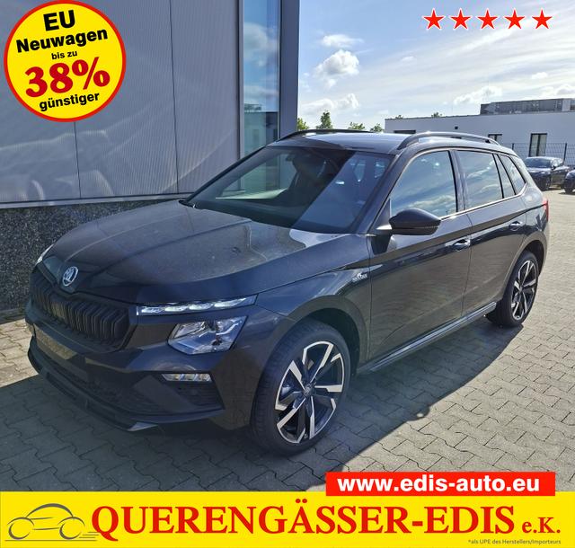 Skoda Kamiq - Monte Carlo 1.5 TSI 150PS DSG, 5J GARANTIE, Schwarz-Perleffekt, 18" ALU, AHK SCHWENKBAR, Panoramadach, Matrix-LED, Parksensoren v/h, Kamera, Tempomat, Virtual Cockpit (8"!!), Kessy, Winter-Paket, Climatronic, Radio 8", SmartLink, NSW, Sport-M-Lederlenkrad beheizt
