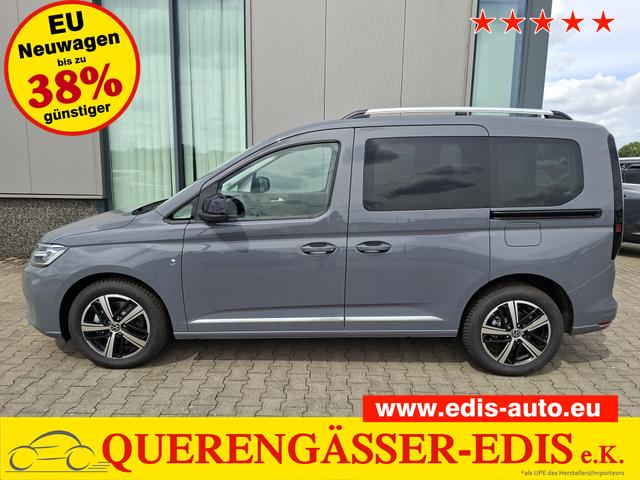 Volkswagen Caddy - Style 1.5 TSI 115PS DSG/AUTOMATIK, PURE-GREY, 17" Alu/Ganzjahresreifen, Winterpaket, ACC-Tempomat, Toter-Winkel, ParkAssist, Parksensoren vo/hi, R&uuml;ckfahrkamera, Radio Ready2Discover 10" + Wireless AppConnect, Climatronic, Abgedunkelte Scheiben, M-Lederlenkrad