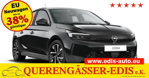 Opel Corsa - (ca. 37% Preisvorteil) 1.2 Turbo 100PS "EDITION", Schwarz-Metallic, 16" Alufelgen, Sitzheizung, Lederlenkrad beheizt, Parksensoren hinten, Klimaanlage, Radio AndroidAuto/Apple CarPlay, Tempomat, ZV mit Fernbedienung