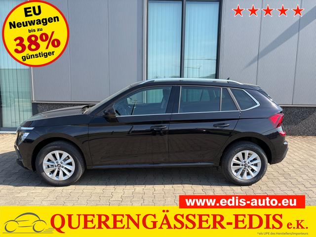 Skoda Kamiq - Selection 1.0 TSI 115PS DSG/AUTOMATIK, 5J GARANTIE, Schwarz-METALLIC, ELE. HECKKLAPPE, ANH&Auml;NGERKUPPLUNG, BEH. FRONTSCHEIBE, Sitzheizung, Lenkradheizung, Ladeboden, ACC, SIDE Assist, Virtual Cockpit 10", Parksensoren v/h, Kamera, KESSY, Privacy, 16"Alu, Climatronic