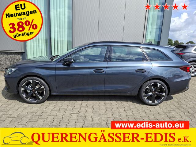 Cupra Leon Sportstourer - Basis 1.5 eTSI 150PS DSG (AUTOMATIK), GRAU-MET, ANH&Auml;NGERKUPPLUNG, ELEKTR. HECKKLAPPE, KESSY, ALARM, R&Uuml;CKFAHRKAMERA, 18" Alu, Sitzheizung, M-Lederlenkrad beheizt, Parksensoren vorne und hinten, Adaptiver Tempomat, 3-Zonen-Climatronic, Radio 12,9" + Full Link