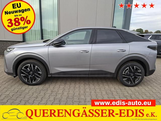 Peugeot 3008 - Allure Hybrid 145PS e-DCS6 (Automatik), Grau-Metallic, ANH&Auml;NGERKUPPLUNG, Panorama-Navigations-Paket, Grip-Control-Paket, 19" ALU, Beh. Frontscheibe, Trennnetz, Adaptiver Tempomat, Toter-Winkel, 360&deg;Kamera, Parksensoren vorn/hinten, Lenkradheizung, Alarmanlage