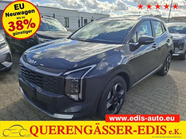 Kia Sportage - Silver 1.6 T-GDI 150PS AUTOMATIK, Penta-Metal Grau METALLIC, 2-Zonen-Klimaautomatik, Navigation 12,3", Parksensoren vorn/hinten, R&uuml;ckfahrkamera, 17" Alufelgen, Winterpaket/Sitzheizung vorne, Beheiztes Lederlenkrad, ACC Tempomat, Alarm, Dachreling Chrom