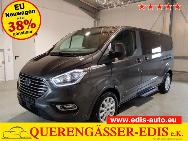 Ford Tourneo Custom - L2 Titanium 2.0 EcoBlue MHEV 150 PS-Navi-DAB-PDC-ACC-Spurhalteassistent-ToterWinkel-LED-17"Alu-Leder-8Sitze-Sofort