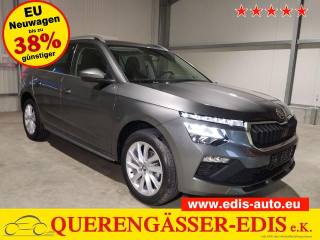 Skoda Kamiq - 130 Jahre Premium Edition 1.5 TSI 150 PS DSG Anhängerkupplung-AppleCarPlay-AndroidAuto-Winterpaket-Alcantara-DAB-Tempomat-Totwinkelassist-Kamera-SunSet-el.Heckklappe-17''Alu-Sofort