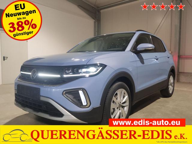 Volkswagen T-Cross - Exclusive 1.5 TSI 150 PS DSG AppleCarPlay-AndroidAuto-LED-Matrix-2-Zonen-Klimaanlage-Rückfahrkamera-Sitzheizung-Keyless-17''Alu-Sofort