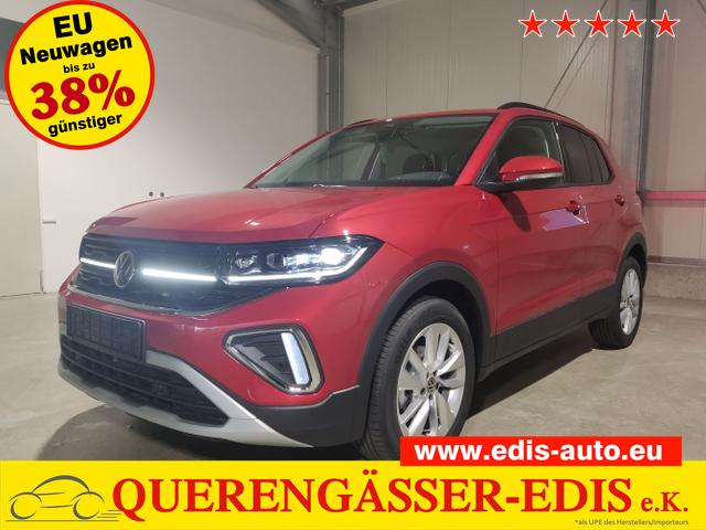 Volkswagen T-Cross - Exclusive 1.0 TSI 116 PS DSG AppleCarPlay-AndroidAuto-LED-Matrix-2xPDC-2-Zonen-Klimaanlage-Rückfahrkamera-Sitzheizung-Keyless-17''Alu-Sofort