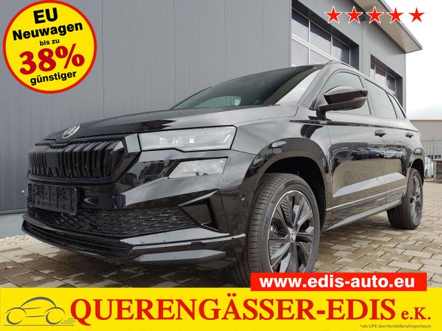 Skoda Karoq - Sportline 1,5 TSI 150 PS DSG Navi-4x Sitzheizung-Canton Sound-Anhängerkupplung-LED-Matrix-AppleCarPlay-Android-Auto-ACC-Kessy-2-Zonen-Klimaautomatik-18''Alu-Sofort