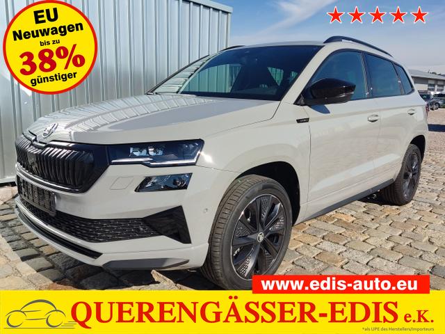 Skoda Karoq - Sportline 1,5 TSI 150 PS DSG Navi-4x Sitzheizung-Canton Sound-Anhängerkupplung-LED-Matrix-AppleCarPlay-Android-Auto-ACC-Kessy-2-Zonen-Klimaautomatik-18''Alu-Sofort
