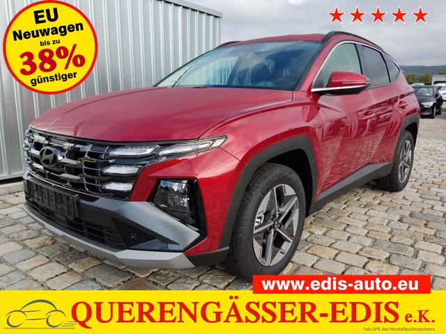 Hyundai TUCSON - GO 1.6 T-GDI 48V 2WD 7DCT Navi-18"-2 Zonen Klimaautomatik-LED-Kamera-Sofort