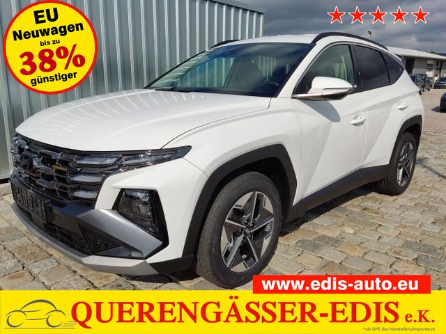 Hyundai TUCSON - GO 1.6 T-GDI 48V 2WD 7DCT Navi-18"-2 Zonen Klimaautomatik-LED-Kamera-Sofort