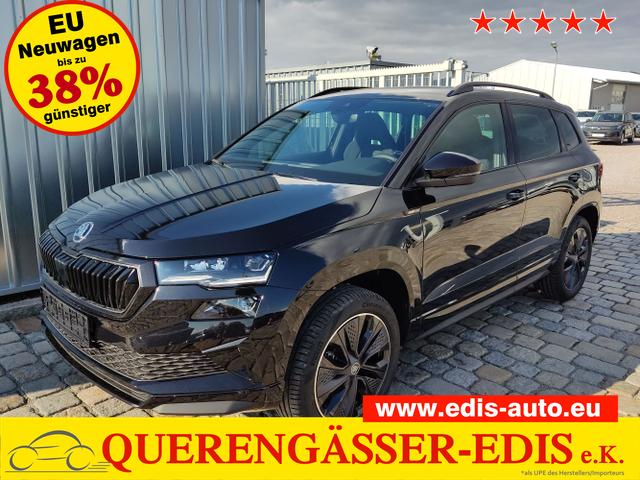 Skoda Karoq - Sportline 2.0 TSI 190 PS 4x4 DSG Navi-Anhängerkupplung-Garantie-LED-Matrix-AppleCarPlay-Android-Auto-ACC-Kessy-2-Zonen-Klimaautomatik-18''Alu-Sofort