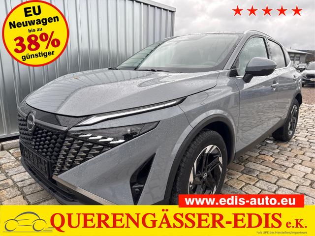 Nissan Qashqai - N-Connecta 1.3 DIG-T Mild Hybrid Automatik 158 PS AndroidAuto-AppleCarPlay-ProPilot-360°Parkkamera-LED-Winterpaket-Keyless-Fernlichtassist-2-Zonen-Klimaautomatik-18''Alu-Sofort