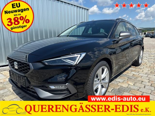 Seat Leon Sportstourer - FR 1.5 eTSI Mild-Hybrid 150PS 7DSG - 5 Jahre GARANTIE-Anh&auml;ngerkupplung-MATRIX LED-WINTER-SHZ-ACC-Klimaautomatik 3Zonen-beheiz.Lenkrad-NAVI-Ambiente-2xPDC-R&uuml;ckfahrkamera-ALU17"-DAB-elektr. Fensterheber-RDKS-Sunset-USB-Sofort