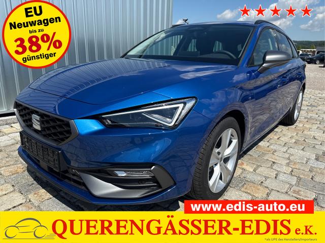 Seat Leon Sportstourer - FR 1.5 eTSI Mild-Hybrid 150PS 7DSG - 5 Jahre GARANTIE-Anh&auml;ngerkupplung-MATRIX LED-WINTER-SHZ-ACC-Klimaautomatik 3Zonen-beheiz.Lenkrad-NAVI-Ambiente-2xPDC-R&uuml;ckfahrkamera-ALU17"-DAB-elektr. Fensterheber-RDKS-Sunset-USB-Sofort