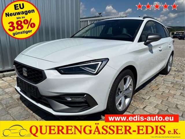 Seat Leon Sportstourer - FR 1.5 eTSI Mild Hybrid 150PS 7DSG - 5 Jahre GARANTIE-Anh&auml;ngerkupplung-MATRIX LED-WINTER-SHZ-ACC-Klimaautomatik 3Zonen-beheiz.Lenkrad-NAVI-Ambiente-2xPDC-R&uuml;ckfahrkamera-ALU17"-DAB-elektr. Fensterheber-RDKS-Sunset-USB-Sofort