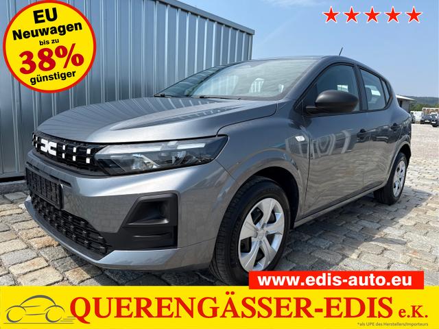 Dacia Sandero - Essential 1,0 100 TCe 74 kW/100 PS-6 Gang-MJ 2026-15&ldquo; Stahlfelgen-Garantie-PDC hinten-Lane Assist-LED-Tempomat-Klimaanlage-DAB-Bluetooth-sofort