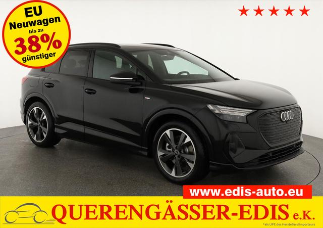 Audi Q4 e-tron - 45 basis quattro S-LINE, Pano, AHK, 20-Zoll, Matrix, Optikpaket schwarz