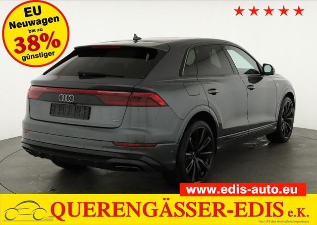 Audi Q8 - 50 TDI quattro qu S-LINE, Luft, Pano, B&O, 23-Zoll, AHK, Leder, AreaView, Optik schwarz