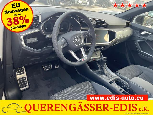 Audi Q3 Sportback - 45 TFSI quattro S line qu S-LINE, AHK, 19-Zoll, Optik schwarz, Navi, Kamera, el. Klappe