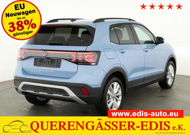 Volkswagen T-Cross - 1.0 TSI 85 kW Life Life, AHK, IQ.Light, Kamera, ACC, Side. Winter, 17-Zoll