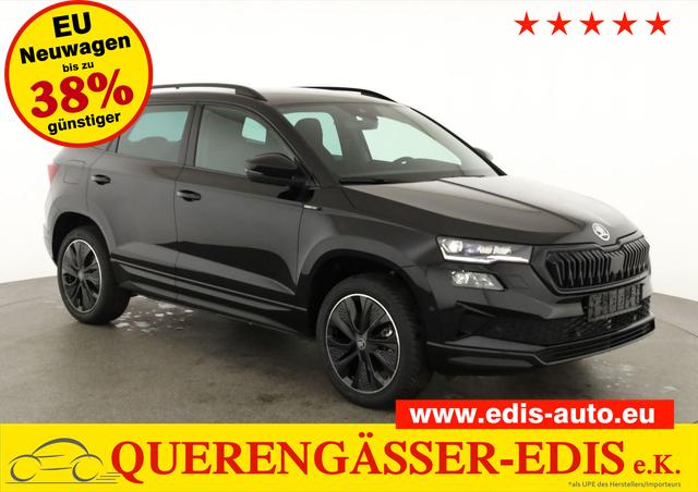 Skoda Karoq - Sportline 1.5 TSI DSG Sportline, AHK, Navi, CANTON, Matrix, AreaView, Side, Kamera, el. Klappe, FS-beheizbar