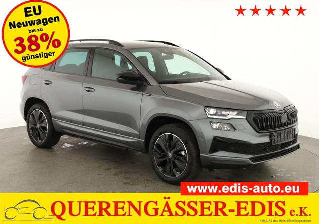 Skoda Karoq - Sportline 4x4 2.0 TDI DSG Sportline, AHK, Navi, Matrix, AreaView, Side, Kamera, el. Klappe, FS-beheizbar, Winter