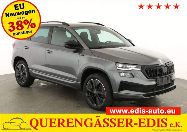 Skoda Karoq - Sportline 4x4 2.0 TDI DSG Sportline, Pano, AHK, Navi, Matrix, AreaView, Side, Kamera, el. Klappe, FS-beheizbar, Winter