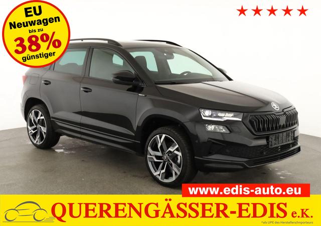 Skoda Karoq - Sportline 1.5 TSI DSG Sportline, Pano, AHK, Navi, Matrix, AreaView, Side, FS-beheizbar, Winter, 19-Zoll