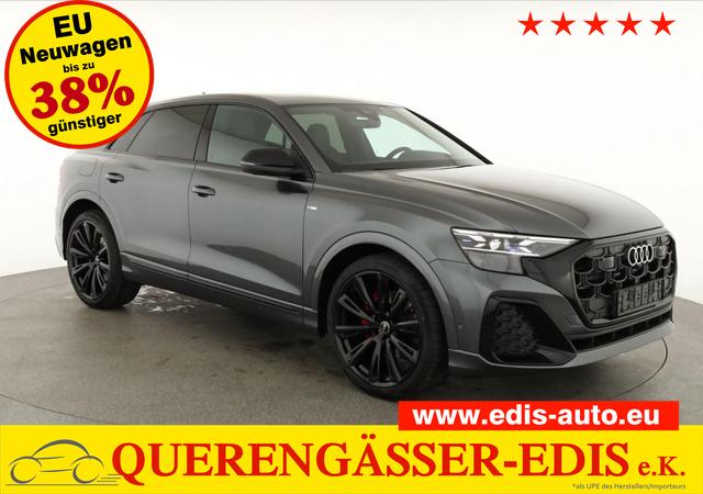 Audi Q8 - 50 TDI quattro qu S-LINE, Standheizung, HuD, Luft, Pano, B&O, 23-Zoll, AHK, Leder, AreaView, Optik schwarz