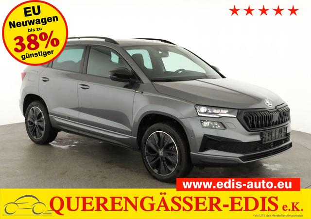 Skoda Karoq - Sportline 2.0 TDI DSG Sportline, AHK, Navi, CANTON, Matrix, AreaView, Side, Kamera, el. Klappe, FS-beheizbar