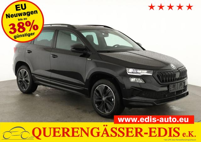 Skoda Karoq - Sportline 4x4 2.0 TDI DSG Sportline, Pano, AHK, Navi, Matrix, AreaView, Side, Kamera, el. Klappe, FS-beheizbar, Winter