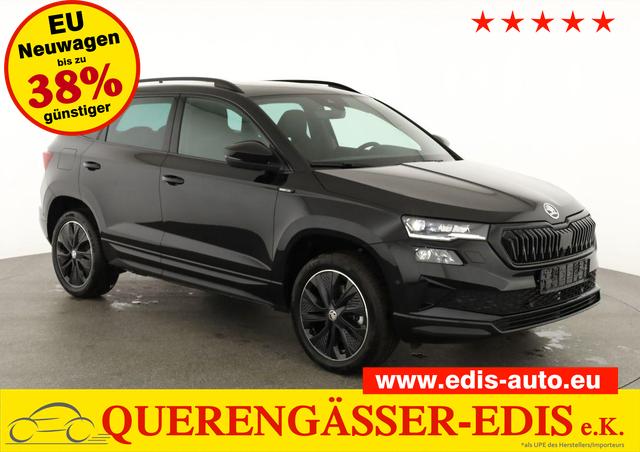 Skoda Karoq - Sportline 1.5 TSI DSG Sportline, Pano, AHK, Navi, CANTON, Matrix, AreaView, Side, FS-beheizbar