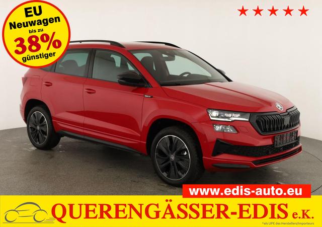 Skoda Karoq - Sportline 1.5 TSI DSG Sportline, AHK, Navi, CANTON, Matrix, AreaView, Side, FS-beheizbar, 5-J. Garantie