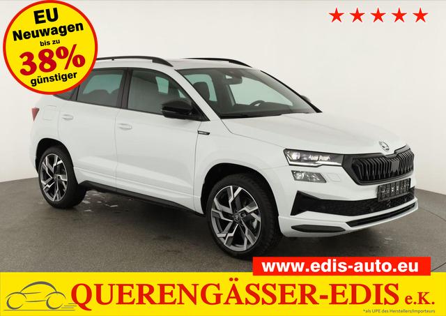 Skoda Karoq - Sportline 4x4 2.0 TSI DSG Sportline, Pano, AHK, Navi, Matrix, Side, Winter, 5 J.-Garantie