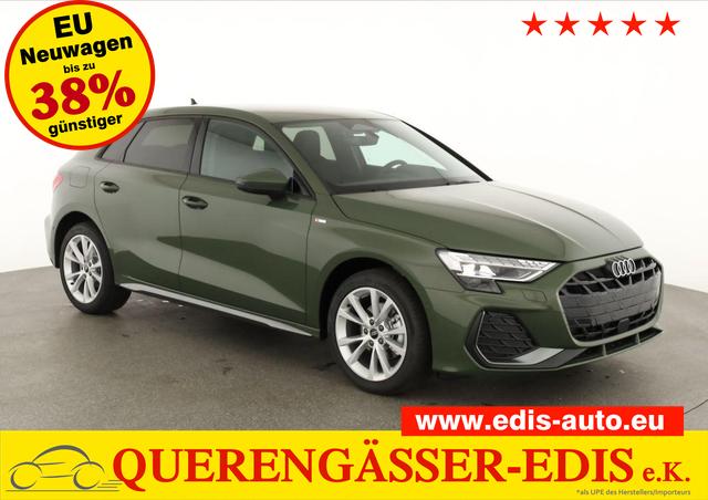 Audi A3 Sportback - TFSI 110 kW S line 35 S-tronic S-LINE, AHK, Matrix, Navi, el. Klappe, Kamera, Winter, 3 J.-Garantie